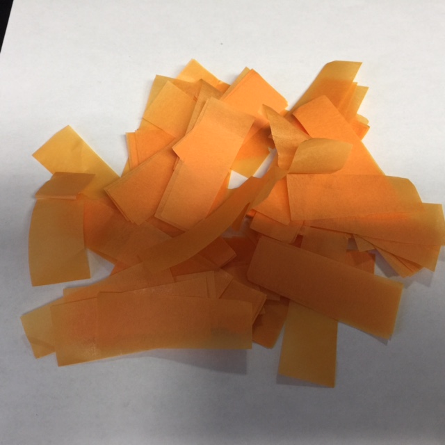 Tissue Confetti-Orange - Special Effects Unlimited