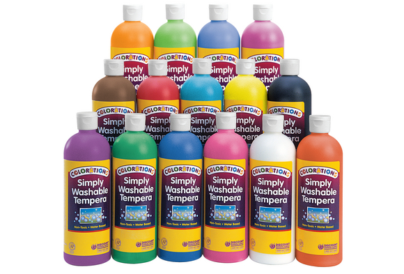 Colorations Simply Washable Tempera Paint, Gallon - White